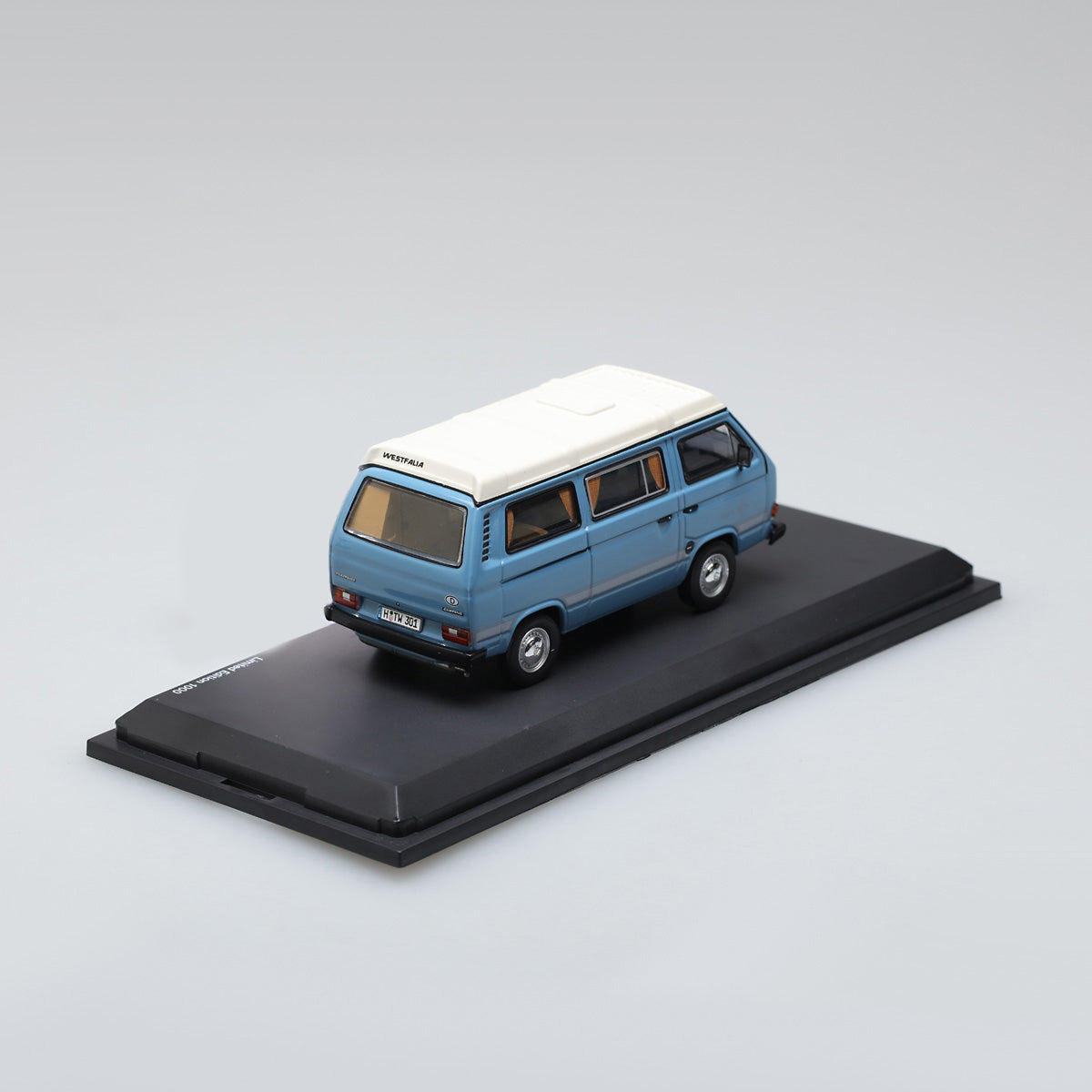 Schuco 1:43 Volkswagen T3a Joker camping bus medium blue 450347600