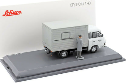 Schuco 1:43 Barkas B1000 truck van with Figurine 450365600