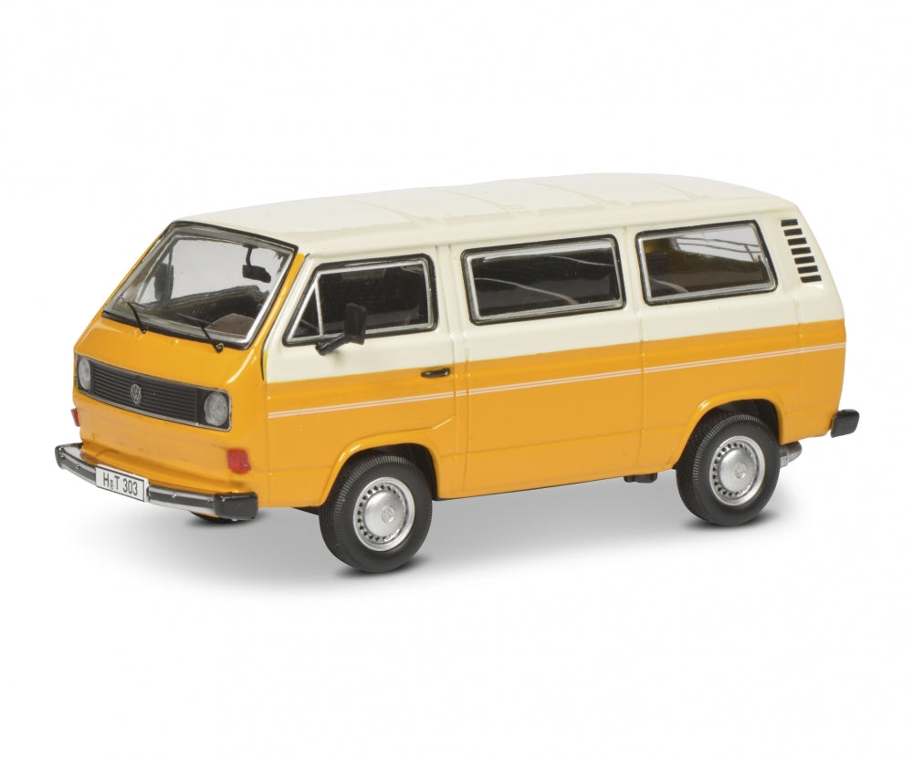 Schuco 1:43 Volkswagen T3 pick-up and box van 3 cars set 40 Years of VW T3 450368600
