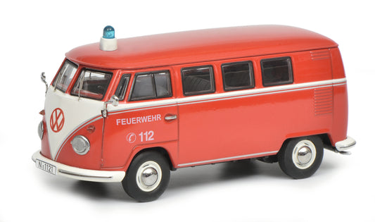 Schuco 1:43 Volkswagen T1b bus fire department 450368800