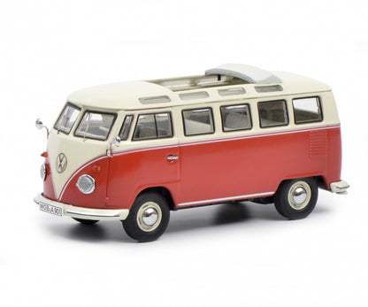 Schuco 1/43 Volkswagen T1b Samba red-beige 450374300