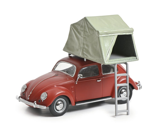 Schuco 1:43 Volkswagen Beetle roof tent 450377500