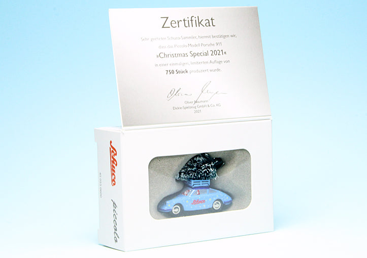 Schuco 1:87 Piccolo Porsche 911 Coupe 1964 Christmas Edition 2021 450550600