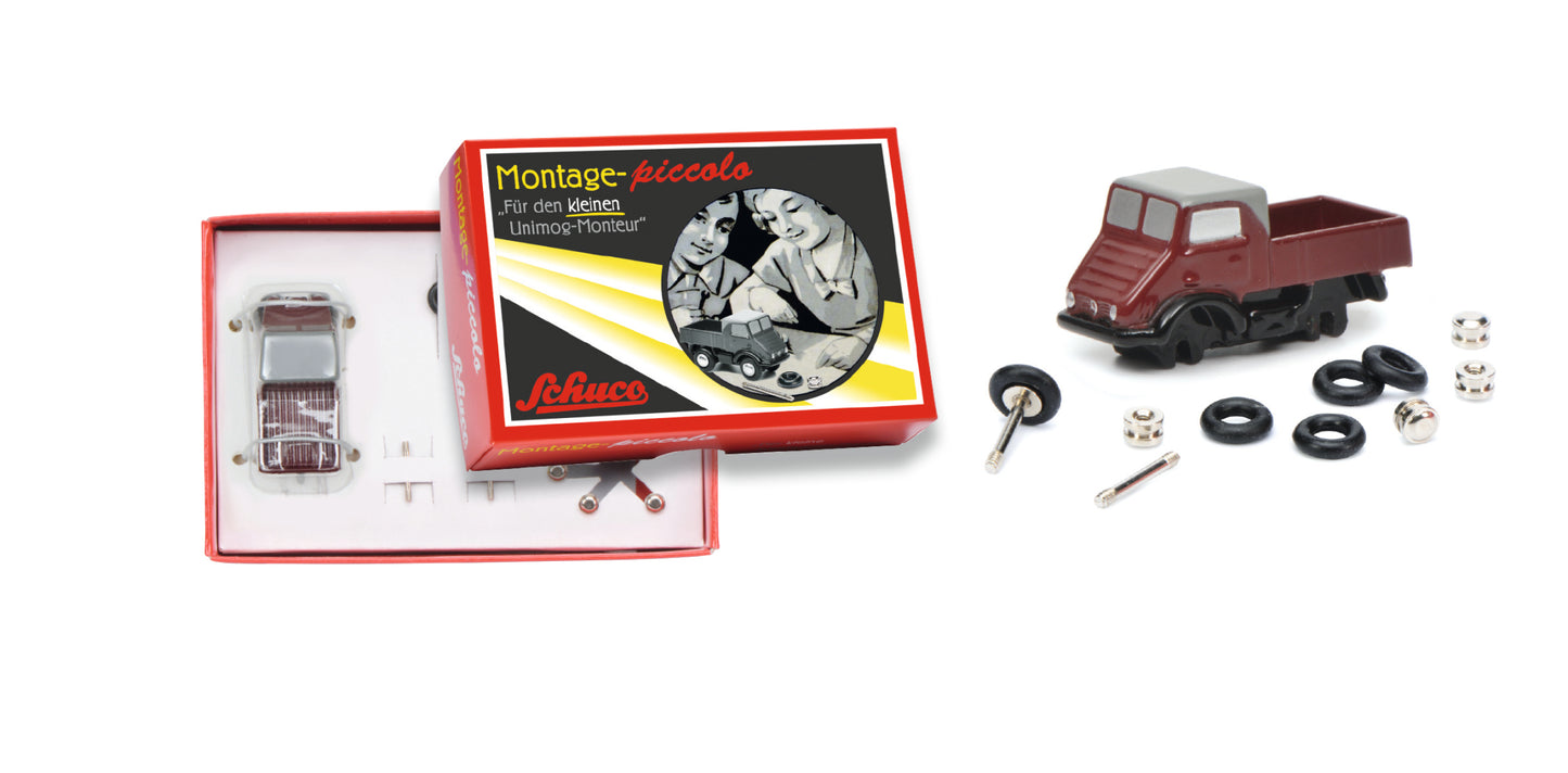 Schuco 1:90 Piccolo Mercedes-Benz Unimog 401 construction kit 450559600