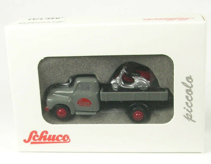Schuco 1:90 Piccolo Opel Blitz VESPA SERVICO Motorcycle 450586800