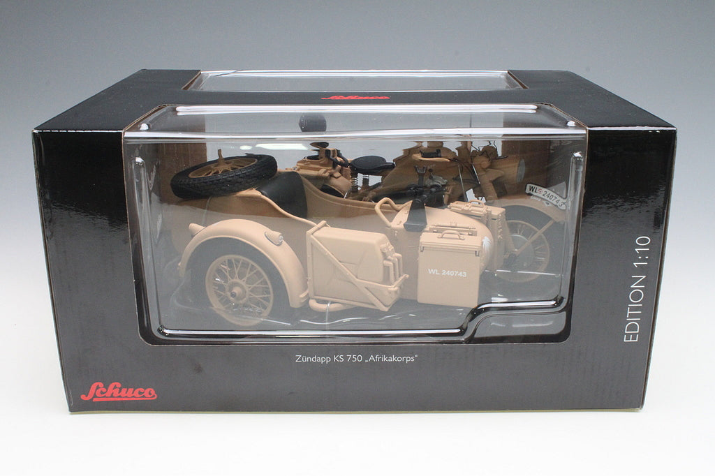 Schuco 1:10 Zundapp KS750 Africa Corps beige 450661400