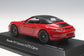Schuco 1:43 Porsche 911 (991) Carrera 4 GTS Cabriolet Red 450758600