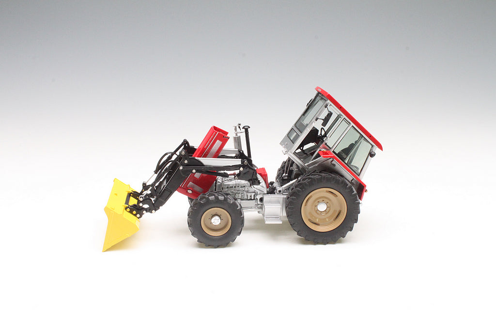 Schuco 1:32 Schluter Compact 1250 TV6 With Front Loaders Tractor Red 450762400