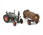 Schuco 1/32 Lanz Bulldog tractor with manure trailer 450769400