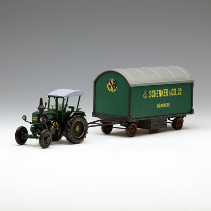 Schuco 1:32 Lanz Bulldog D9506 Tractor with Trailer Schenker & Co. Nurnberg 450769700