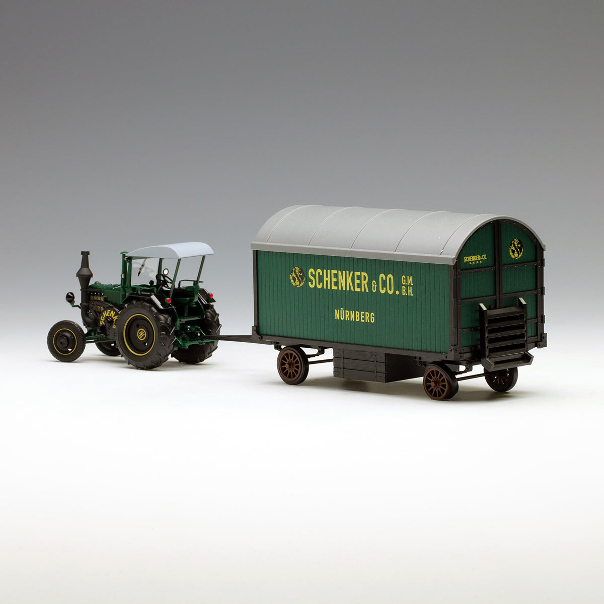 Schuco 1:32 Lanz Bulldog D9506 Tractor with Trailer Schenker & Co. Nurnberg 450769700