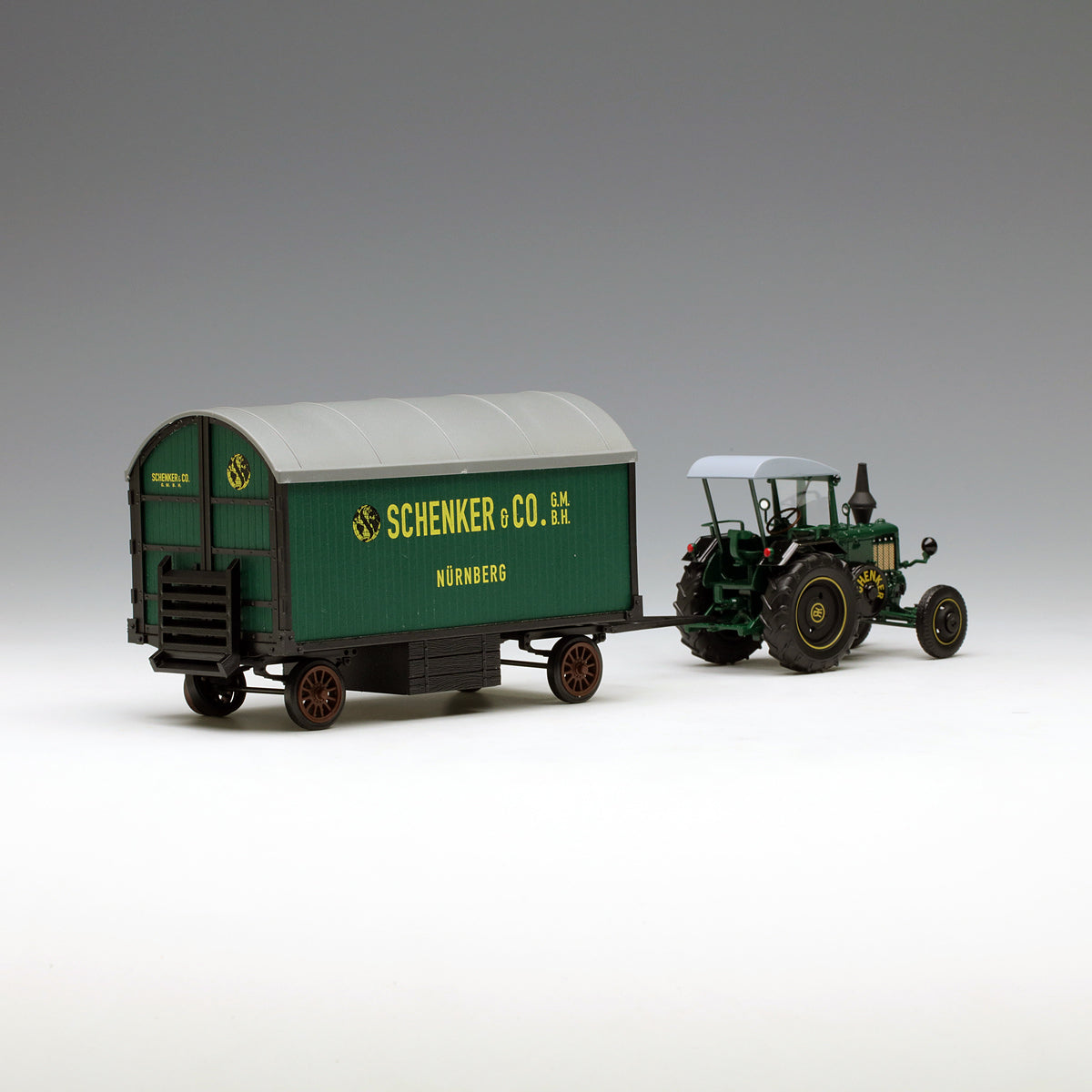 Schuco 1:32 Lanz Bulldog D9506 Tractor with Trailer Schenker & Co. Nurnberg 450769700