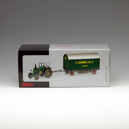 Schuco 1:32 Lanz Bulldog D9506 Tractor with Trailer Schenker & Co. Nurnberg 450769700