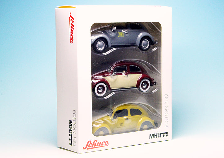 Schuco 1:32 Volkswagen 3er Set VW Beetle 450774200