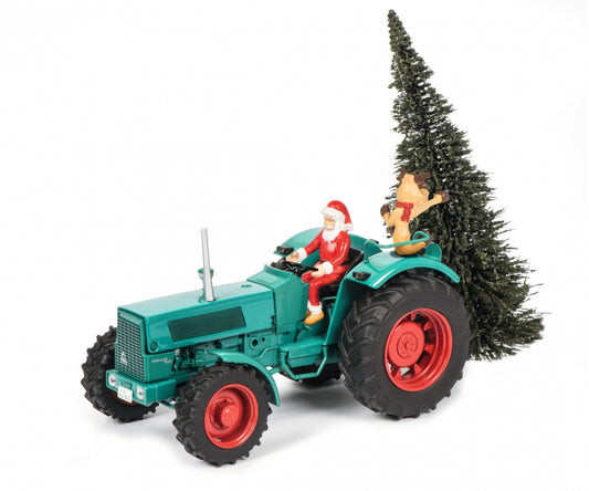 Schuco 1/32 Hanomag Robust 900 Tractor with Christmas Tree 450780200