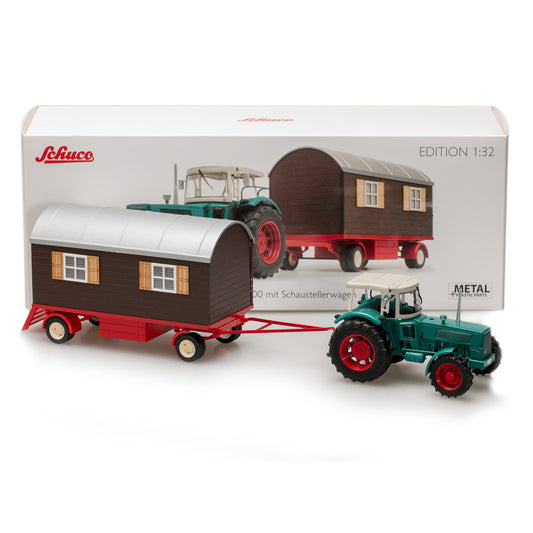 Schuco 1:32 Hanomag Robust with trailer 450780300