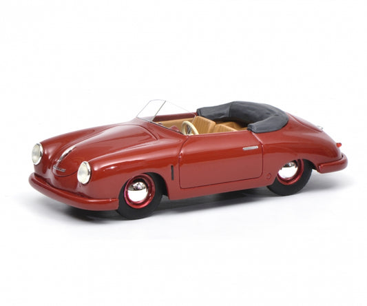 Schuco 1:43 Porsche 356 Gmund Cabriolet dark red 450879600