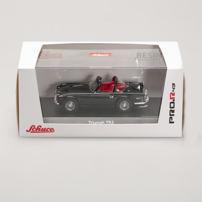 Schuco 1:43 Triumph TR5 with open surrey top Black 450887400