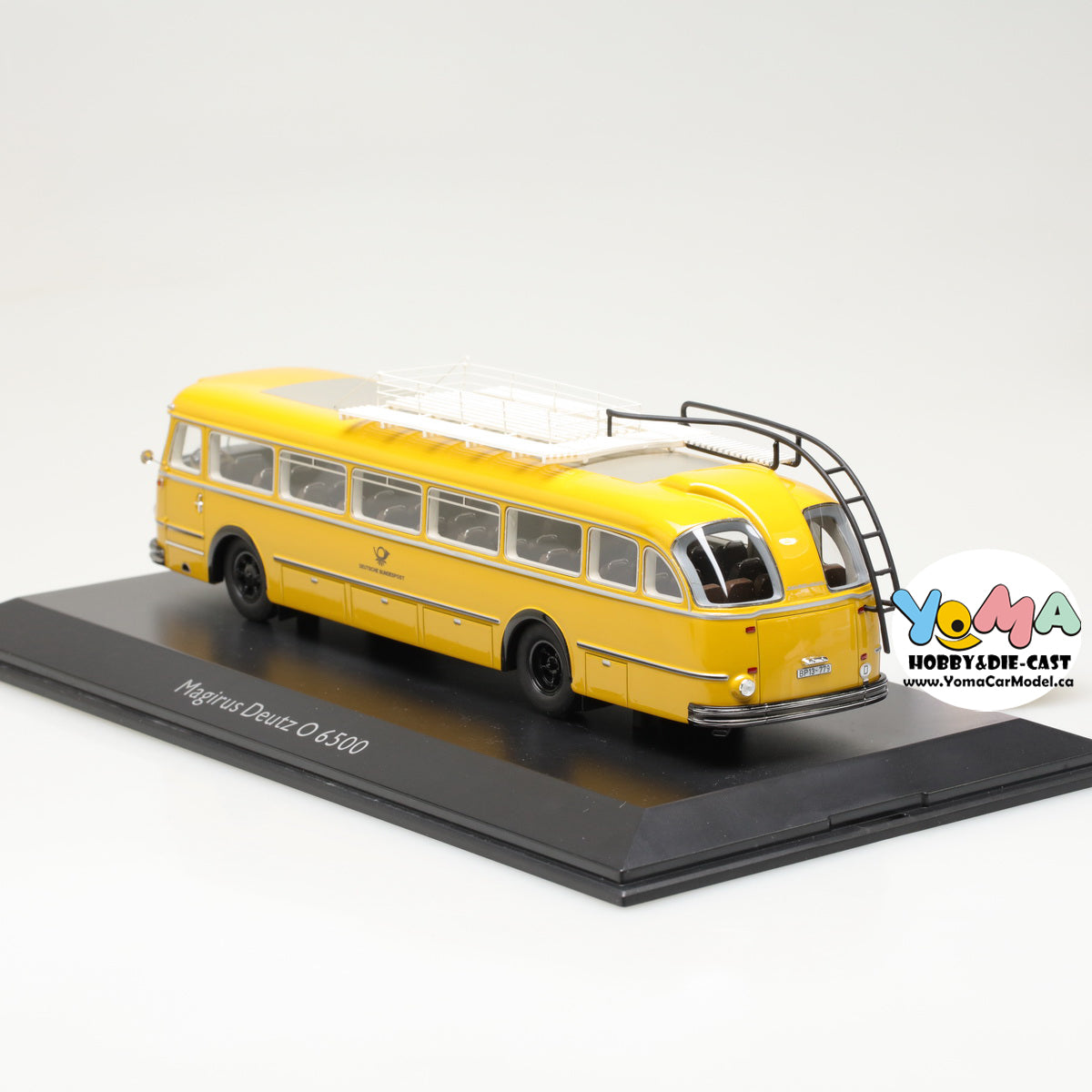 Schuco 1:43 Magirus Deutz O6500 German Federal Post Deutsche Bundespost 450893500