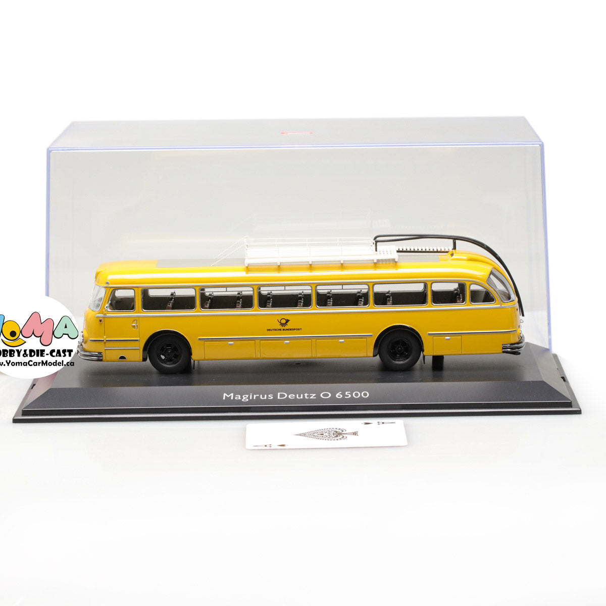 Schuco 1:43 Magirus Deutz O6500 German Federal Post Deutsche Bundespost 450893500