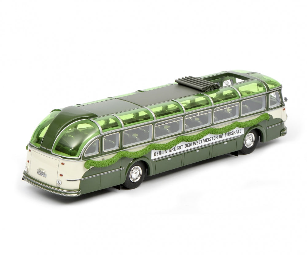Schuco 1/43 Magirus Deutz O 6500 WM 1954 beige green 450904100