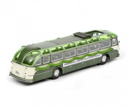 Schuco 1/43 Magirus Deutz O 6500 WM 1954 beige green 450904100