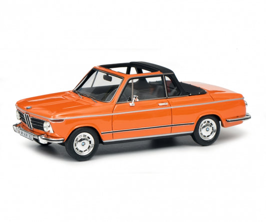 Schuco 1:43 BMW 2002 Cabrio Baur orange 450908600