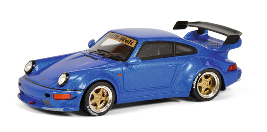 Schuco 1:43 RAUH-Welt RWB Porsche 911 964 Blue 450911400