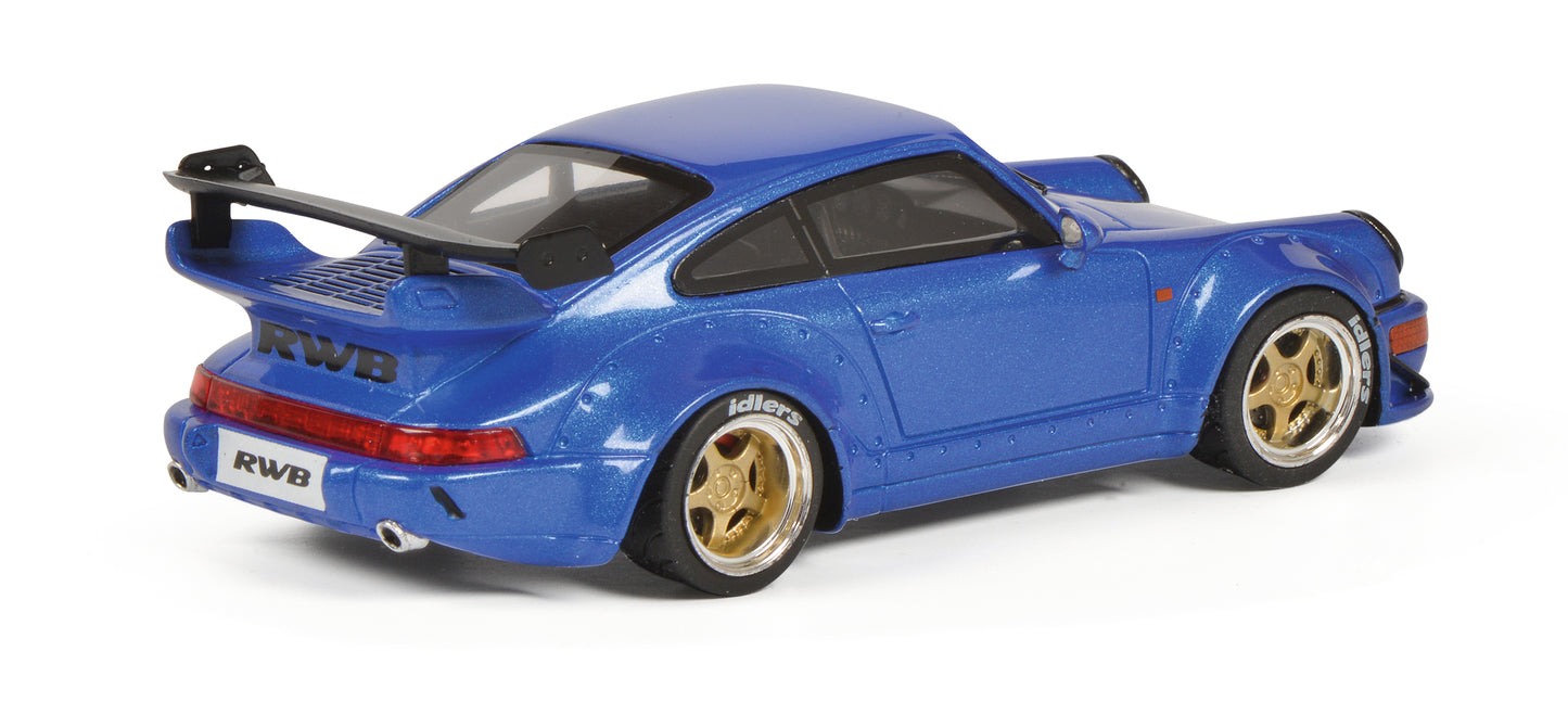 Schuco 1:43 RAUH-Welt RWB Porsche 911 964 Blue 450911400