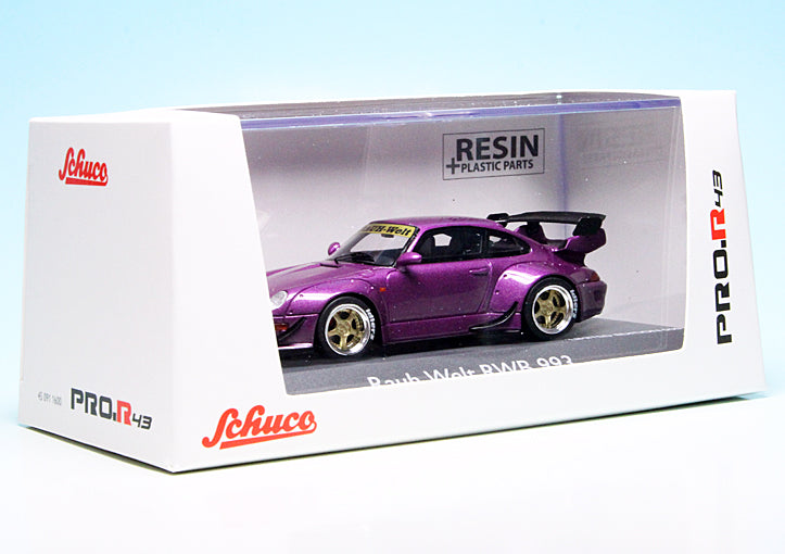 Schuco 1:43 RAUH-Welt RWB Porsche 911 964 Purple 450911600