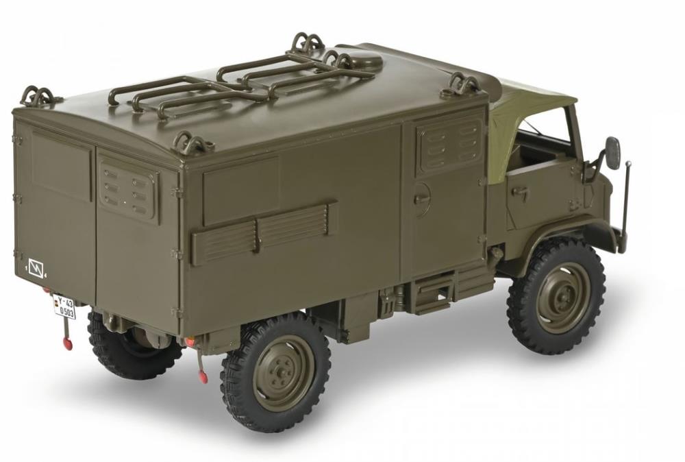 Schuco 1:35 Unimog 404 S box van 450912800