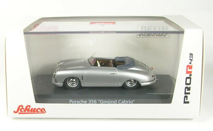 Schuco 1:43 Porsche 356 Gmund Silver 450913100