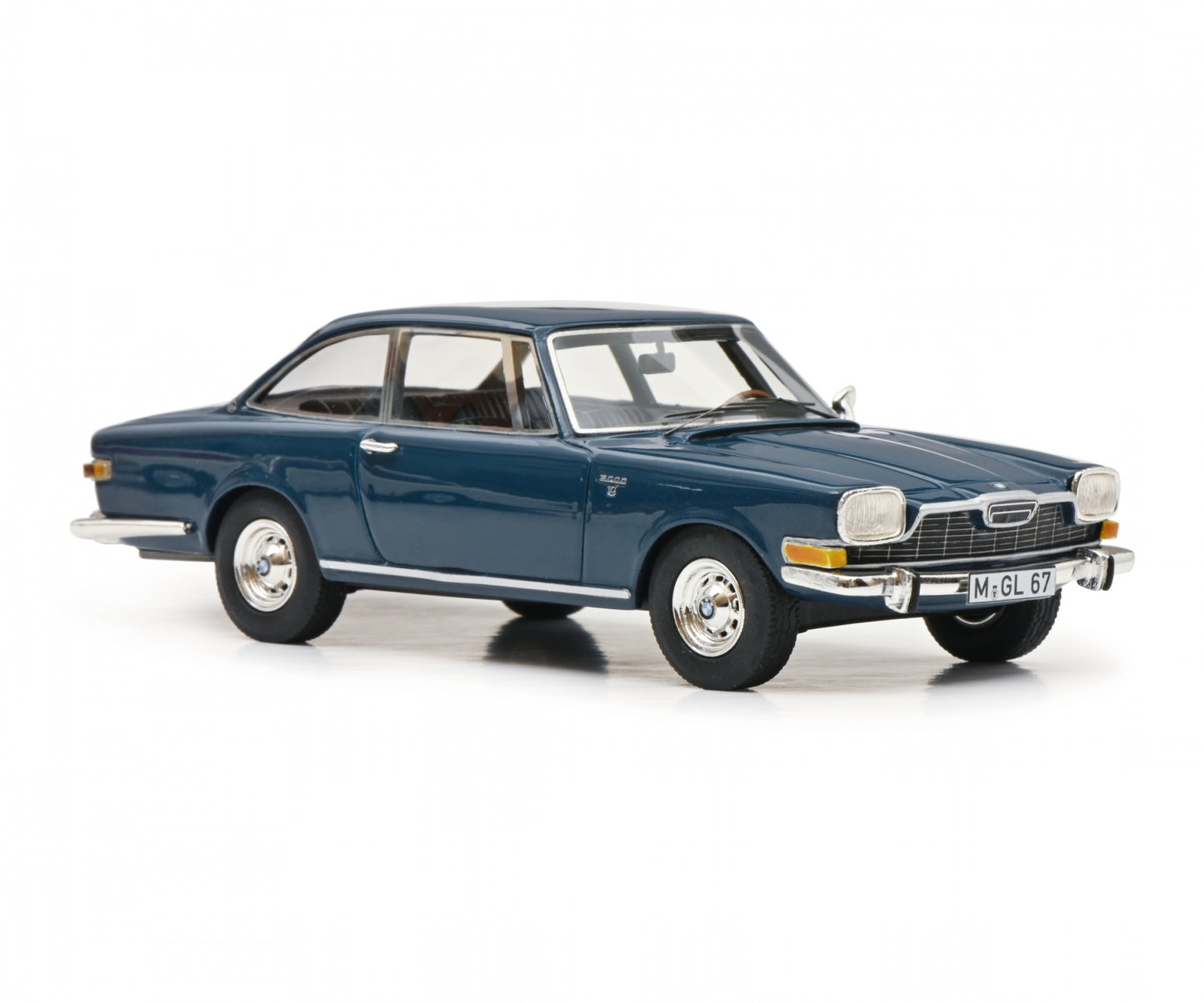 Schuco 1:43 BMW Glas 3000 V8 Blue 450913200