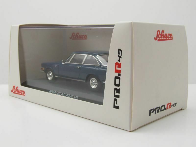 Schuco 1:43 BMW Glas 3000 V8 Blue 450913200