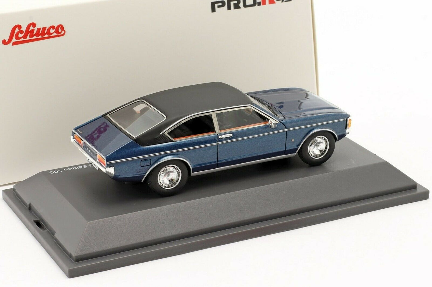 Schuco 1:43 Ford Granada Coupe blue 450914200
