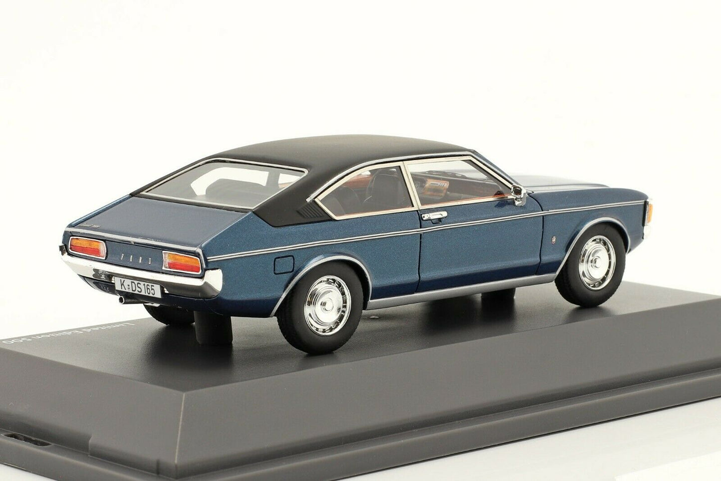 Schuco 1:43 Ford Granada Coupe blue 450914200