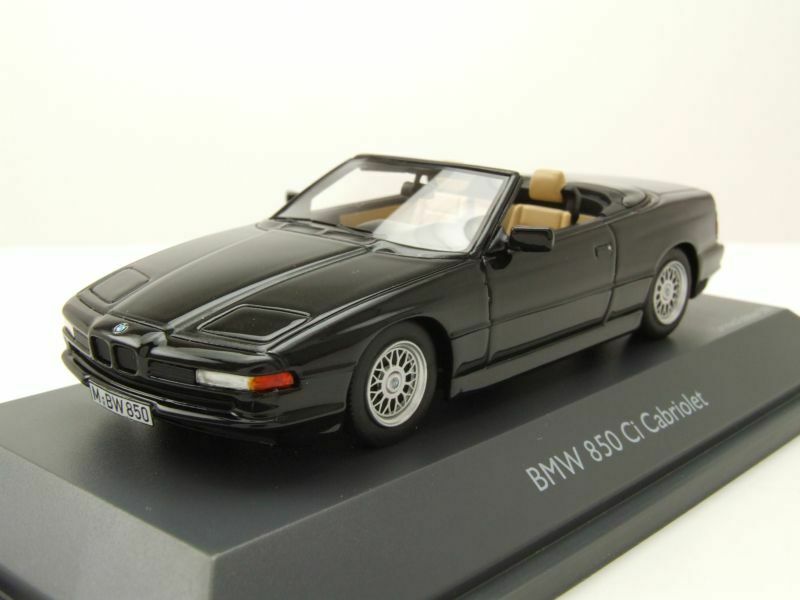 Schuco 1:43 BMW 850 CI Cabriolet (E31) Black 450914900