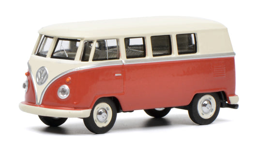 Schuco 1:64 Volkswagen T1 Bus red beige 452017100