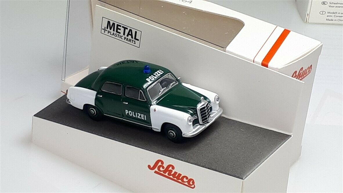 Schuco 1:64 Mercedes-Benz 180 D (W120) POLICE 452022300