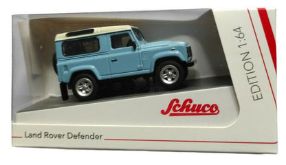 Schuco 1:64 Land Rover Defender Blue 452027500