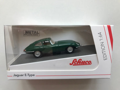 Schuco 1:64 Jaguar E-type Green 452034300