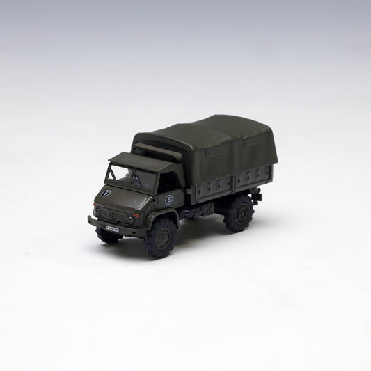 Schuco 1:87 Unimog S 404 pick up tarpaulin Bundeswehr 452625000