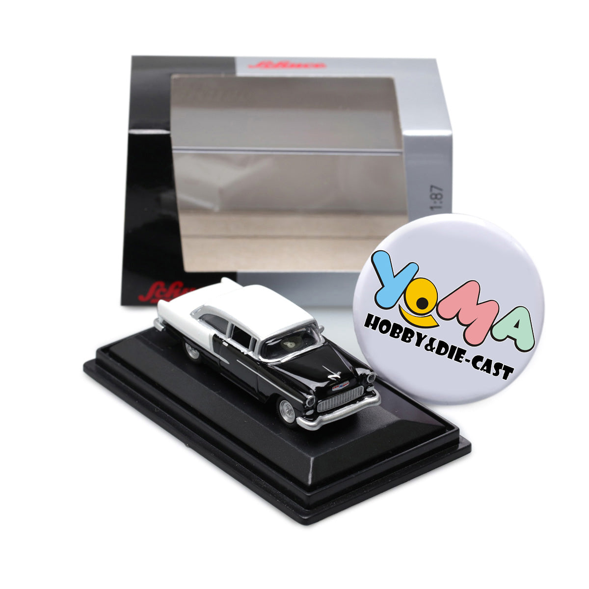 Schuco 1:87 Chevrolet Bel Air black/white 452631400