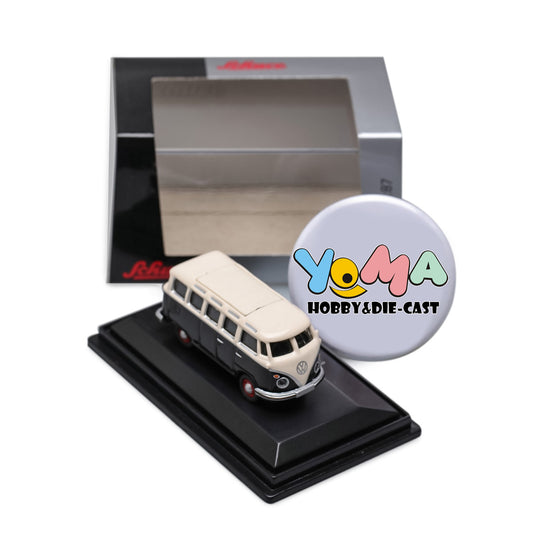 Schuco 1:87 Volkswagen T1c Samba black/white 452632000