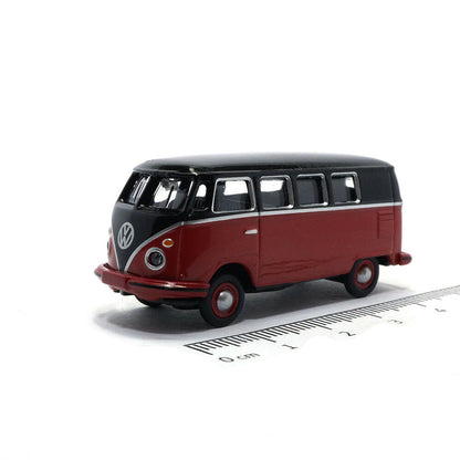 Schuco 1/87 Volkswagen T1c bus black red 452633700