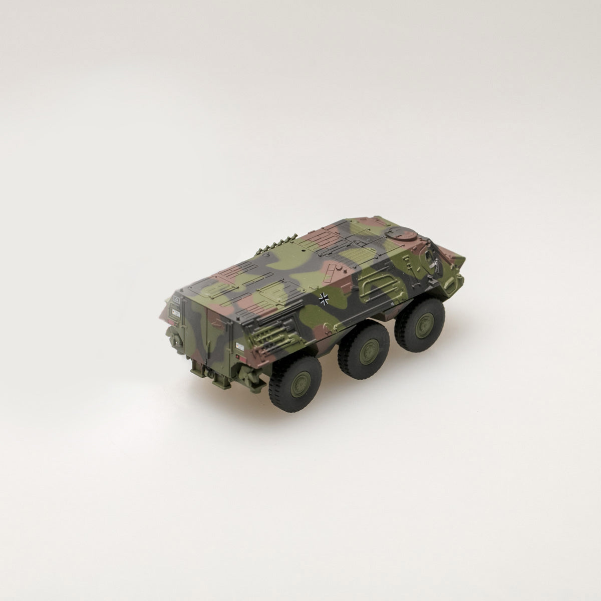 Schuco 1:87 Fuchs infantry transport vehicle Bundeswehr camouflaged 452635800