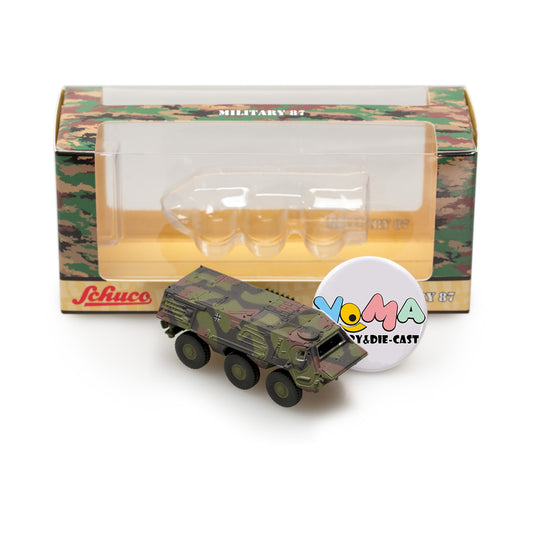 Schuco 1:87 Fuchs infantry transport vehicle Bundeswehr camouflaged 452635800