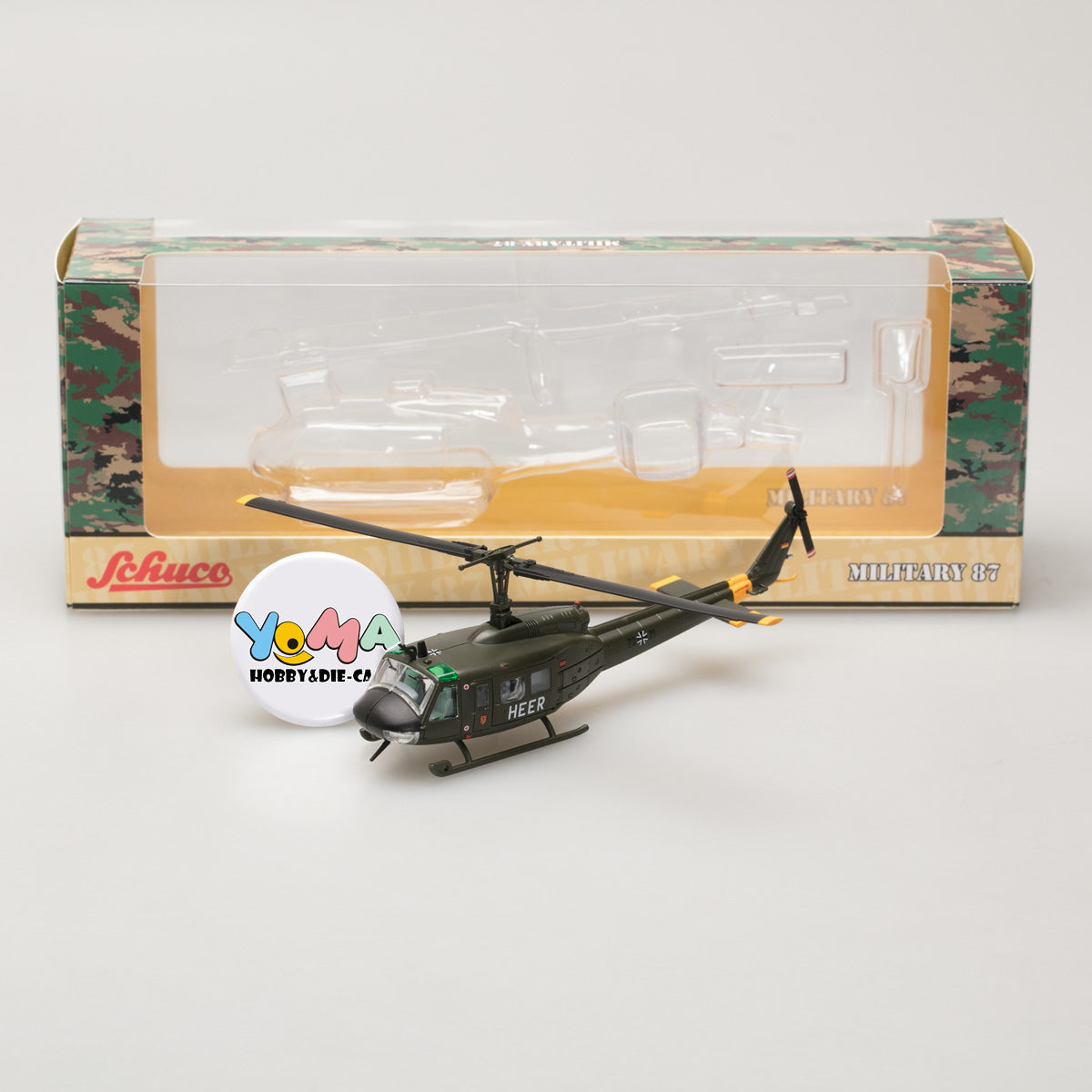 Schuco 1:87 BELL UH 1D Heer Helicopter 452636800