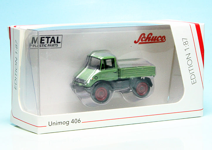 Schuco 1:87 Mercedes-Benz Unimog U406 Pick-up Track 452641900
