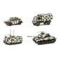 Schuco 1:87 Set winter camouflage M47 Battle Tank/ M113 Personel Carrier/ Unimog S404/ Volkswagen Kubelwagen Typ 181 452653000